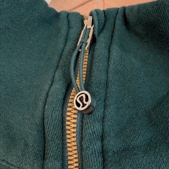 Lululemon | Oversized Funnel-Neck Scuba Half-Zip | Size M/L | Emerald Green - Picture 2 of 4